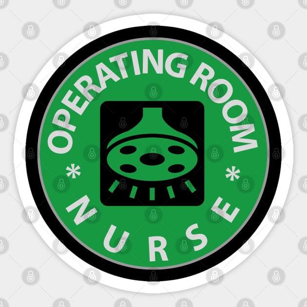 Operating Room Nurse logo Sticker by docferds